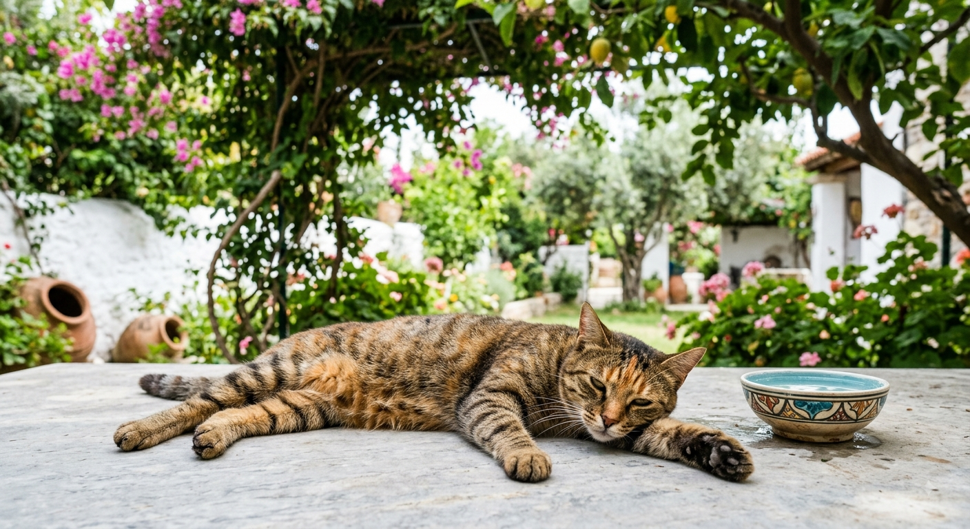 Yaz Sıcağında Kedi Bakımı: Kedimi Evde Nasıl Serinletirim?