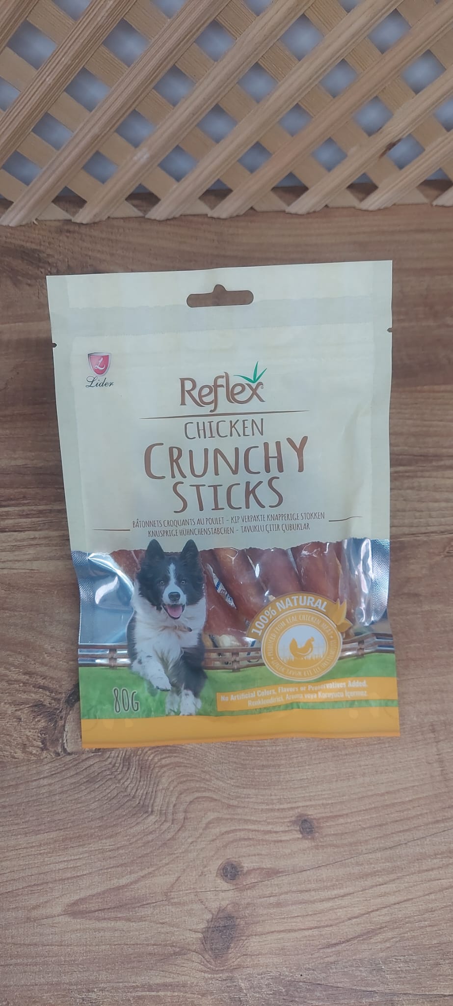 Reflex Tavuklu Çıtır Köpek Ödül Çubuğu 80 g