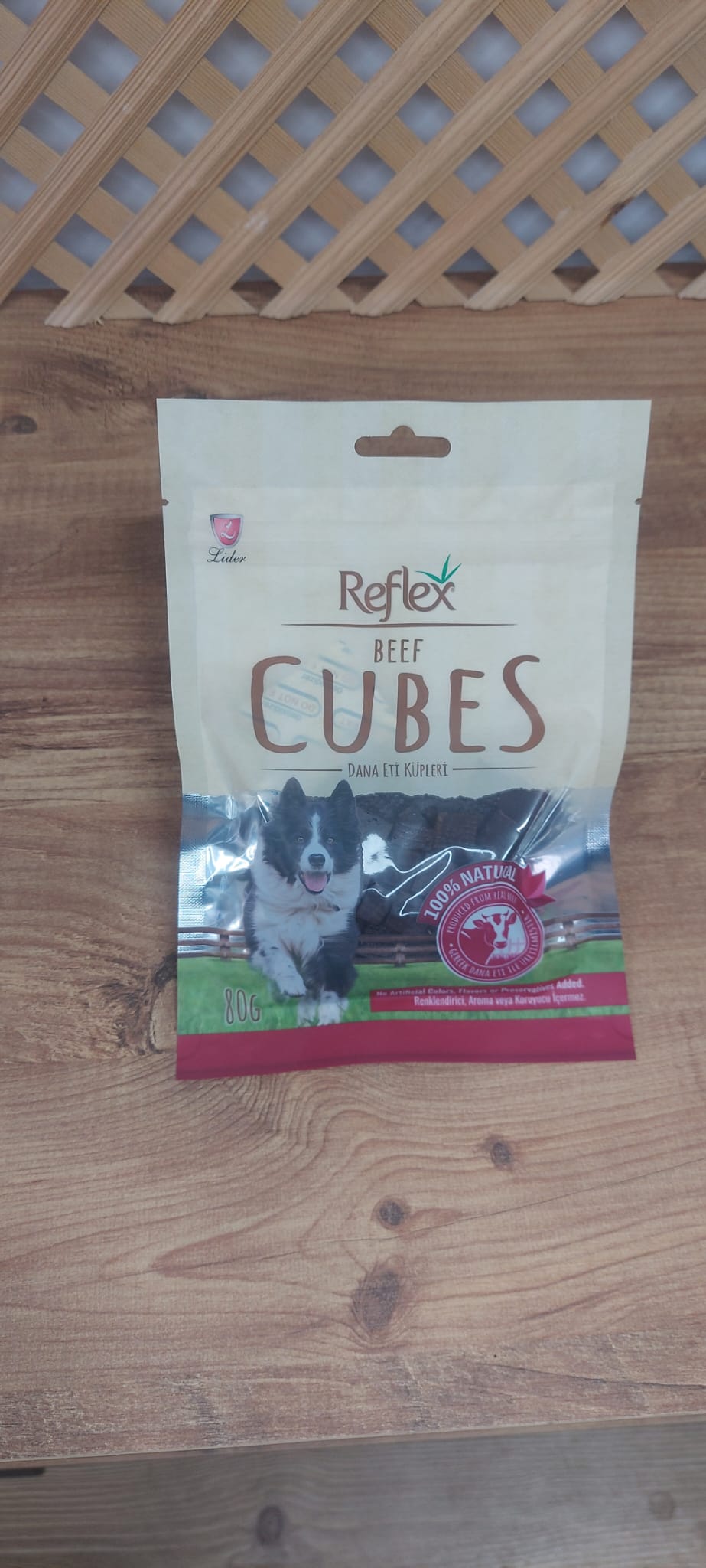 Reflex Dana Eti Küpleri Köpek Ödül Maması 80 g 