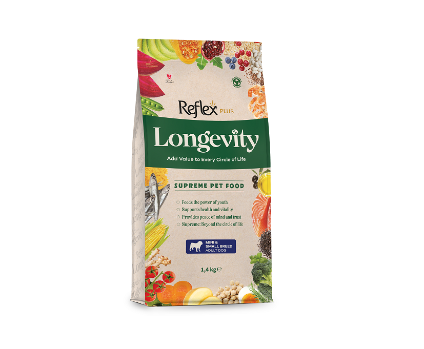Reflex Plus Longevity Küçük ve Mini Irk Yetişkin Köpek Maması 1.4 kg 