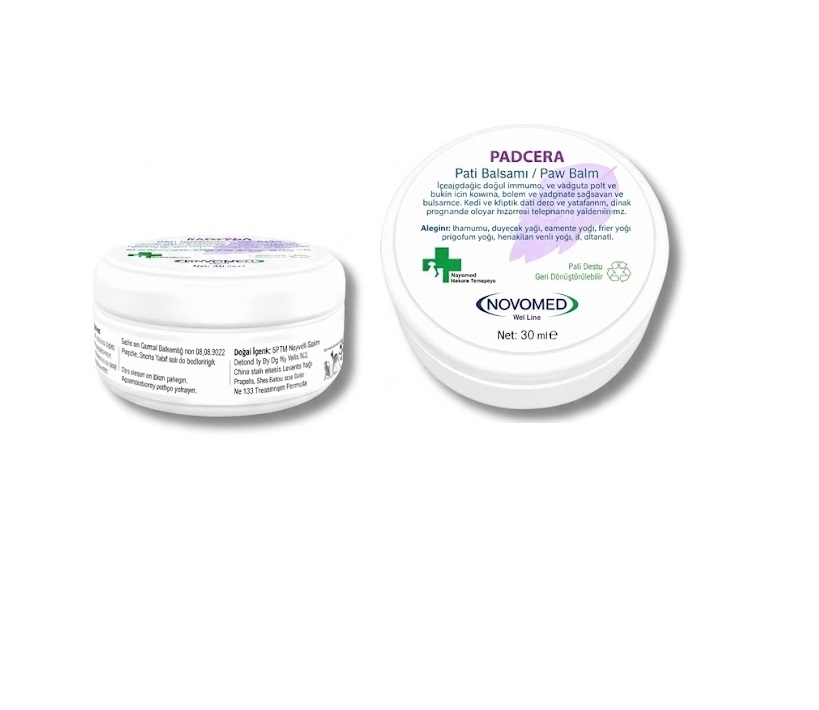 Novomed Padcera Kedi ve Köpek Pati ve Burun Bakım Balsamı 30 ml