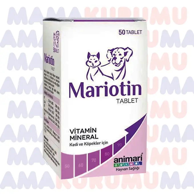 Animari Mariotin Tablet Kedi ve Köpeklere Özel Vitamin ve Mineral