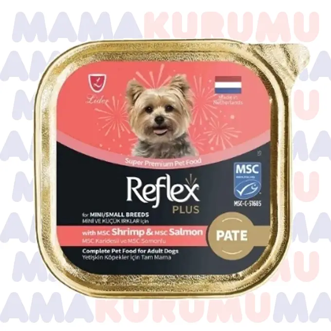 Reflex Plus Somonlu Karidesli Küçük Irk Yetişkin Konserve Köpek Maması
