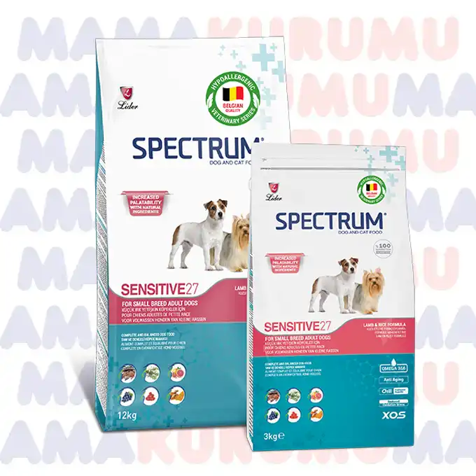 Spectrum Sensitive 27 Küçük Irk Köpek Maması 12 Kg