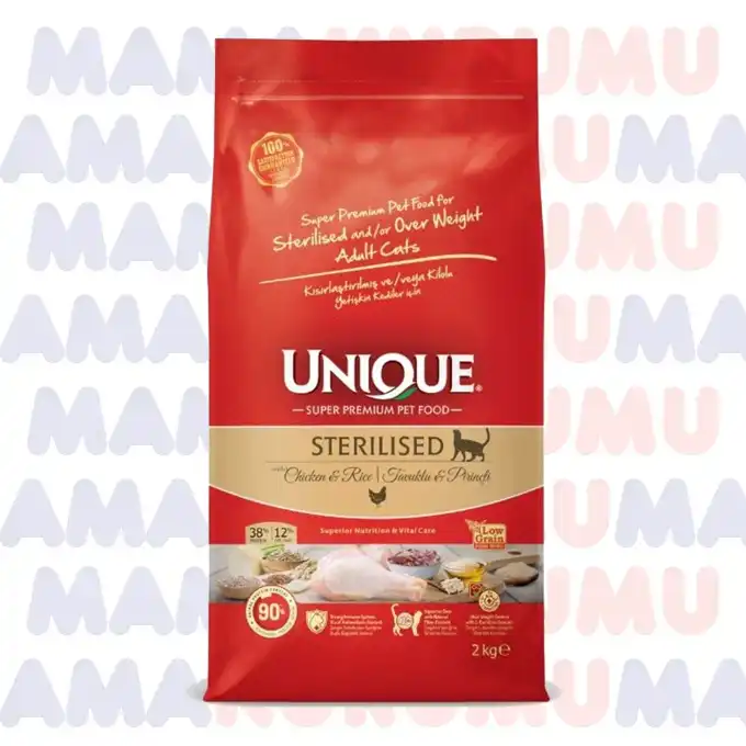 UNIQUE Kısır Kedi Maması 2 Kg - Somonlu