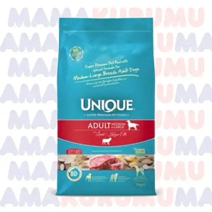 Unique Yetişkin Köpek Maması Kuzu Etli - 3kg